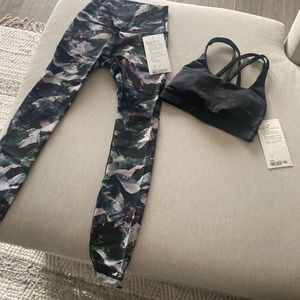 Lulu Lemon leggings & Sports Bra